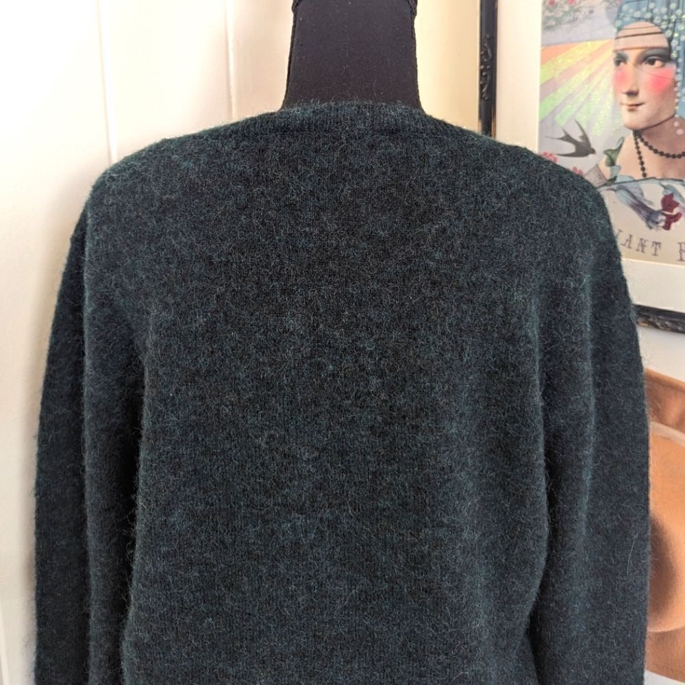& Other Stories Green Mohair Sweater M Dark Academia Whimsigoth Fairy Grunge - Picture 9 of 11